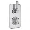 Bayswater White Twin Concealed Thermostatic Shower Valve 1 Bayswater White Twin Concealed Thermostatic Shower Valve -ShowerLux Shop BAYS102 P