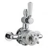 Bayswater White Twin Exposed Thermostatic Shower Valve 1 Bayswater White Twin Exposed Thermostatic Shower Valve -ShowerLux Shop BAYS111 P