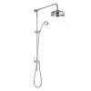 Bayswater Traditional Grand Rigid Riser Kit with White Ceramic Handset 1 Bayswater Traditional Grand Rigid Riser Kit with White Ceramic Handset -ShowerLux Shop BAYS201 P