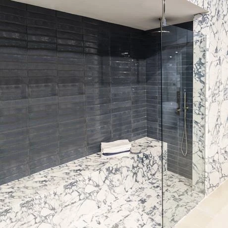 BagnoDesign Toko Brushed Nickel Round Vertical 2 Outlet Thermostatic Shower Valve 4 BagnoDesign Toko Brushed Nickel Round Vertical 2 Outlet Thermostatic Shower Valve - Image 2