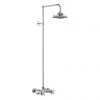 Burlington Eden Thermostatic Single Outlet Exposed Shower Bar Valve & Rigid Riser with Fixed Head 1 Burlington Eden Thermostatic Single Outlet Exposed Shower Bar Valve & Rigid Riser with Fixed Head -ShowerLux Shop BEF1S V16 P