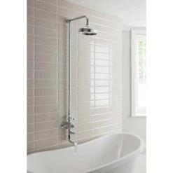 Crosswater - Belgravia Thermostatic Shower Valve with Fixed Head & Bath Spout 10 Crosswater - Belgravia Thermostatic Shower Valve with Fixed Head & Bath Spout -ShowerLux Shop BEL BSM D2 460