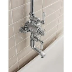 Crosswater - Belgravia Thermostatic Shower Valve with Fixed Head & Bath Spout 9 Crosswater - Belgravia Thermostatic Shower Valve with Fixed Head & Bath Spout -ShowerLux Shop BEL BSM D3 460