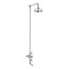Crosswater - Belgravia Thermostatic Shower Valve with Fixed Head & Bath Spout 2 Crosswater - Belgravia Thermostatic Shower Valve with Fixed Head & Bath Spout -ShowerLux Shop BEL BSM P