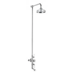 Crosswater - Belgravia Thermostatic Shower Valve with Fixed Head & Bath Spout
