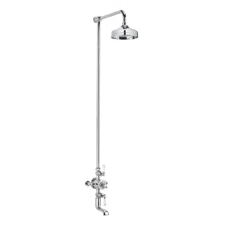 Crosswater - Belgravia Thermostatic Shower Valve with Fixed Head & Bath Spout 3 Crosswater - Belgravia Thermostatic Shower Valve with Fixed Head & Bath Spout
