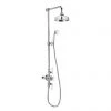 Crosswater - Belgravia Thermostatic Shower Valve with Fixed Head, Slider Rail & Handset 2 Crosswater - Belgravia Thermostatic Shower Valve with Fixed Head, Slider Rail & Handset -ShowerLux Shop BEL SLIDER P