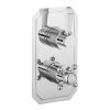 Crosswater Belgravia Lever Slimline Thermostatic Shower Valve -ShowerLux Shop BL1000RC LV VS P