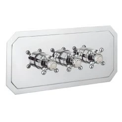Crosswater - Belgravia Crosshead Triple Thermostatic Shower Valve with 3 Way Diverter - Landscape
