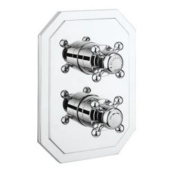 Crosswater Belgravia Chrome Crossbox 1 Outlet Trim Set