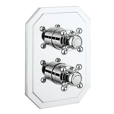 Crosswater Belgravia Chrome Crossbox 3 Outlet Trim Set 3 Crosswater Belgravia Chrome Crossbox 3 Outlet Trim Set