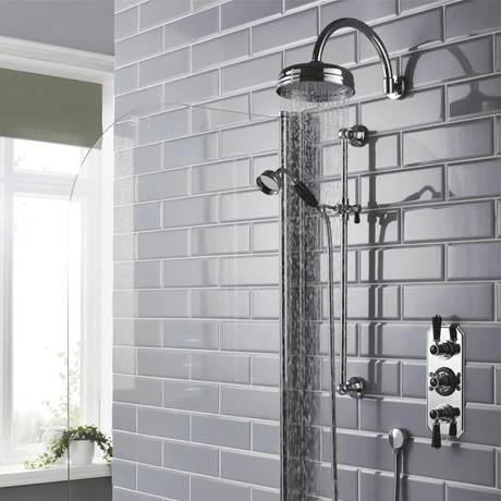 Hudson Reed Topaz Black Triple Concealed Thermostatic Shower Valve - BTSVT003 6 Hudson Reed Topaz Black Triple Concealed Thermostatic Shower Valve - BTSVT003 - Image 4