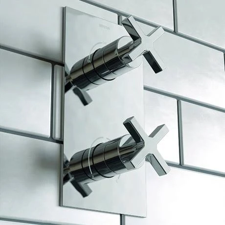 Bristan - Cascade Thermostatic Recessed Dual Control Shower Valve - CAS-SHCVO-C 4 Bristan - Cascade Thermostatic Recessed Dual Control Shower Valve - CAS-SHCVO-C - Image 2