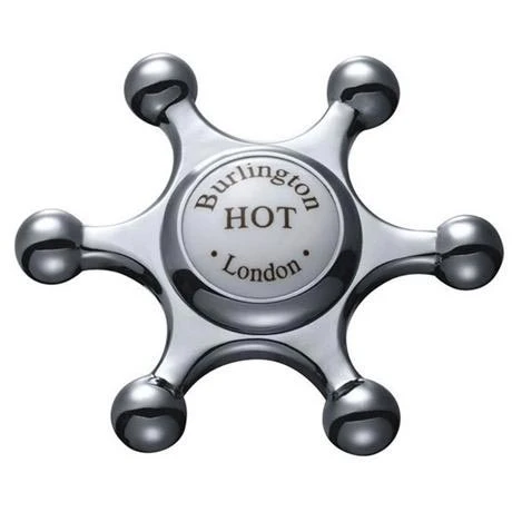 Burlington Birkenhead Wall Mounted Bath Shower Mixer w Rigid Riser, Straight Arm & 6" Rose 5 Burlington Birkenhead Wall Mounted Bath Shower Mixer w Rigid Riser, Straight Arm & 6" Rose - Image 4