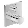 Duravit C.1 Square Thermostatic Shower Mixer with Diverter for Concealed Installation - Chrome - C14200013010 -ShowerLux Shop C14200013010 P