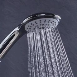 Bristan Cascade Shower Kit with Single Function Large Handset Chrome - CAS-KIT02-C -ShowerLux Shop CAS KIT02 C D1 460