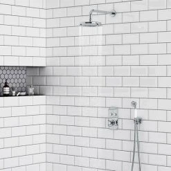 Chatsworth 1928 Traditional Push-Button Shower Valve Pack with Handset + Rainfall Shower Head 11 Chatsworth 1928 Traditional Push-Button Shower Valve Pack with Handset + Rainfall Shower Head -ShowerLux Shop CHT PB PK2 d4 460