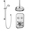 Chatsworth 1928 Traditional Push-Button Shower Pack with Slide Rail Kit + Ceiling Mounted Head 2 Chatsworth 1928 Traditional Push-Button Shower Pack with Slide Rail Kit + Ceiling Mounted Head -ShowerLux Shop CHT PB PK3 np