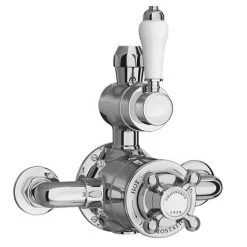 Chatsworth 1928 Traditional Exposed Valve Inc. Deluxe Arching Riser Kit, Diverter, 8" Rose + Handset 12 Chatsworth 1928 Traditional Exposed Valve Inc. Deluxe Arching Riser Kit, Diverter, 8" Rose + Handset -ShowerLux Shop CHTSPK1 d4 460