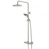 Bristan Claret Thermostatic Exposed Bar Shower with Rigid Riser - CLR-SHXDIVFF-C -ShowerLux Shop CLR SHXDIVFF C prod