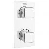 Bristan - Cobalt Thermostatic Recessed Dual Control Shower Valve - COB-SHCVO-C -ShowerLux Shop COB SHCVO C PN
