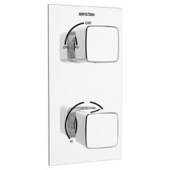 Bristan - Cobalt Thermostatic Recessed Dual Control Shower Valve - COB-SHCVO-C