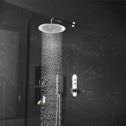 Hudson Reed Revolution Industrial Two Outlet Push-Button Shower Valve - CPB4311 4 Hudson Reed Revolution Industrial Two Outlet Push-Button Shower Valve - CPB4311 -ShowerLux Shop CPB4311 D1 460