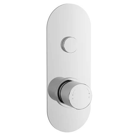 Nuie Round Push Button Shower Valve - One Outlet - CPB8310 3 Nuie Round Push Button Shower Valve - One Outlet - CPB8310