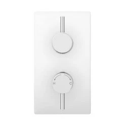 Cruze Twin Round Concealed Shower Valve with Diverter - Chrome 10 Cruze Twin Round Concealed Shower Valve with Diverter - Chrome -ShowerLux Shop CRSVC01D d5 460