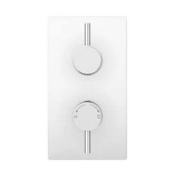 Cruze Round Shower Package with Concealed Valve + Flat Fixed Shower Head -ShowerLux Shop CRZ SCV PK2 n d5 460