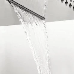 Cruze Shower Package with Valve + Flat Dual Fixed Shower Head (Waterfall / Rainfall) 10 Cruze Shower Package with Valve + Flat Dual Fixed Shower Head (Waterfall / Rainfall) -ShowerLux Shop CRZ SCV PK3 d2 460