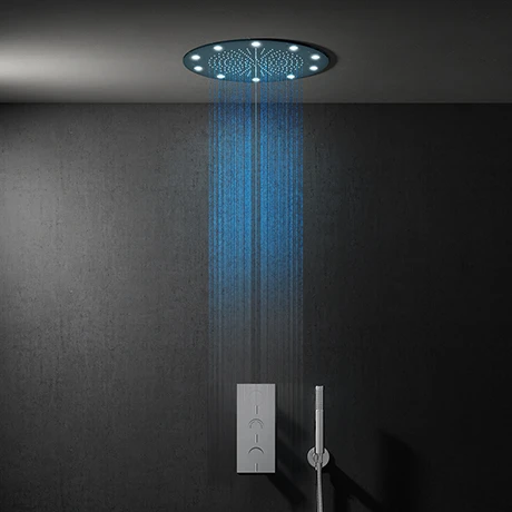 Cruze 400mm LED Round Shower Package with Concealed Valve + Handset 3 Cruze 400mm LED Round Shower Package with Concealed Valve + Handset
