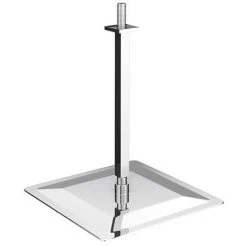 Orion Chrome Shower Package with Concealed Valve + Square Ceiling Mounted Head -ShowerLux Shop CSV1PK d1 460