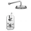 Chatsworth 1928 Traditional Shower Package with Concealed Valve + 8" AirTec Head -ShowerLux Shop CSV34 PK p