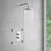 Cruze Concealed Thermostatic Valve with Diverter, Fixed Shower Head + 4 Body Jets -ShowerLux Shop CVDPK1 prod
