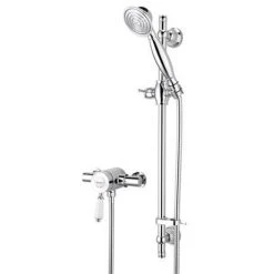 Bristan Colonial2 Thermostatic Surface Mounted Shower Valve + Adjustable Riser