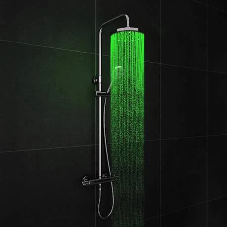 Cruze Modern LED Thermostatic Shower - Chrome 5 Cruze Modern LED Thermostatic Shower - Chrome - Image 3