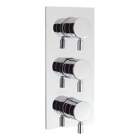 Crosswater - Design Thermostatic Shower Valve with 3 Way Diverter - DE3000RC 3 Crosswater - Design Thermostatic Shower Valve with 3 Way Diverter - DE3000RC