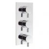 Crosswater - Design Triple Concealed Thermostatic Shower Valve - DE2000RC -ShowerLux Shop DE2000RC P