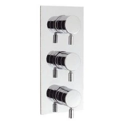 Crosswater - Design Triple Concealed Thermostatic Shower Valve - DE2000RC