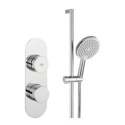 Crosswater Dial Central 1 Control Shower Valve with Pier Shower Kit