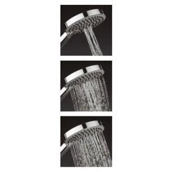 Crosswater - Dial Central 2 Control Bath Valve with 3 Mode Handset and Bath Filler Waste -ShowerLux Shop DIAL CENT 7 D1N 460 2