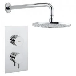 Crosswater - Dial Kai Lever 1 Control Shower Valve with Fixed Head & Arm