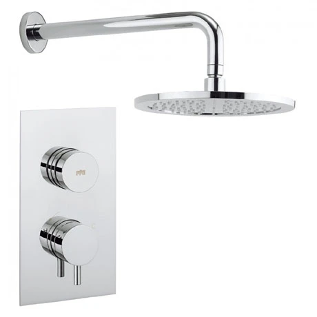 Crosswater - Dial Kai Lever 1 Control Shower Valve with Fixed Head & Arm 3 Crosswater - Dial Kai Lever 1 Control Shower Valve with Fixed Head & Arm