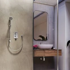 Aqualisa Dream Round Thermostatic Mixer Shower with Adjustable Head - DRMDCV1.AD.RND -ShowerLux Shop DRMDCV1.AD .RND D1 460