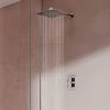 Aqualisa Dream Square Thermostatic Mixer Shower with Wall Fixed Head - DRMDCV1.FW.SQR -ShowerLux Shop DRMDCV1.FW .SQR P