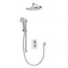 Aqualisa Dream Round Thermostatic Mixer Shower with Adjustable and Wall Fixed Heads - DRMDCV2.ADFW.RND -ShowerLux Shop DRMDCV2.ADFW .RND P