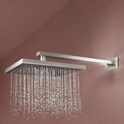 Aqualisa Dream Square Thermostatic Mixer Shower with Adjustable Head, Wall Fixed Head and Bath Fill - DRMDCV3.ADFWBTX.SQR -ShowerLux Shop DRMDCV3.ADFWBTX.SQR D2 460