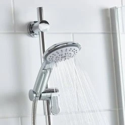 Bristan Design Utility Lever Bar Mixer with Adjustable Riser Kit & Fast Fit Wall Fixings -ShowerLux Shop DUL2 SHXARFF C.ai1 460