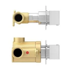Milan Concealed Individual Stop Tap + Thermostatic Control Shower Valve 13 Milan Concealed Individual Stop Tap + Thermostatic Control Shower Valve -ShowerLux Shop EG AZ 36AS d5 460
